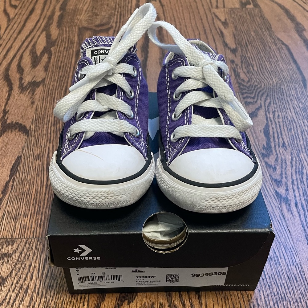 Converse Toddler Girls 6 Purple